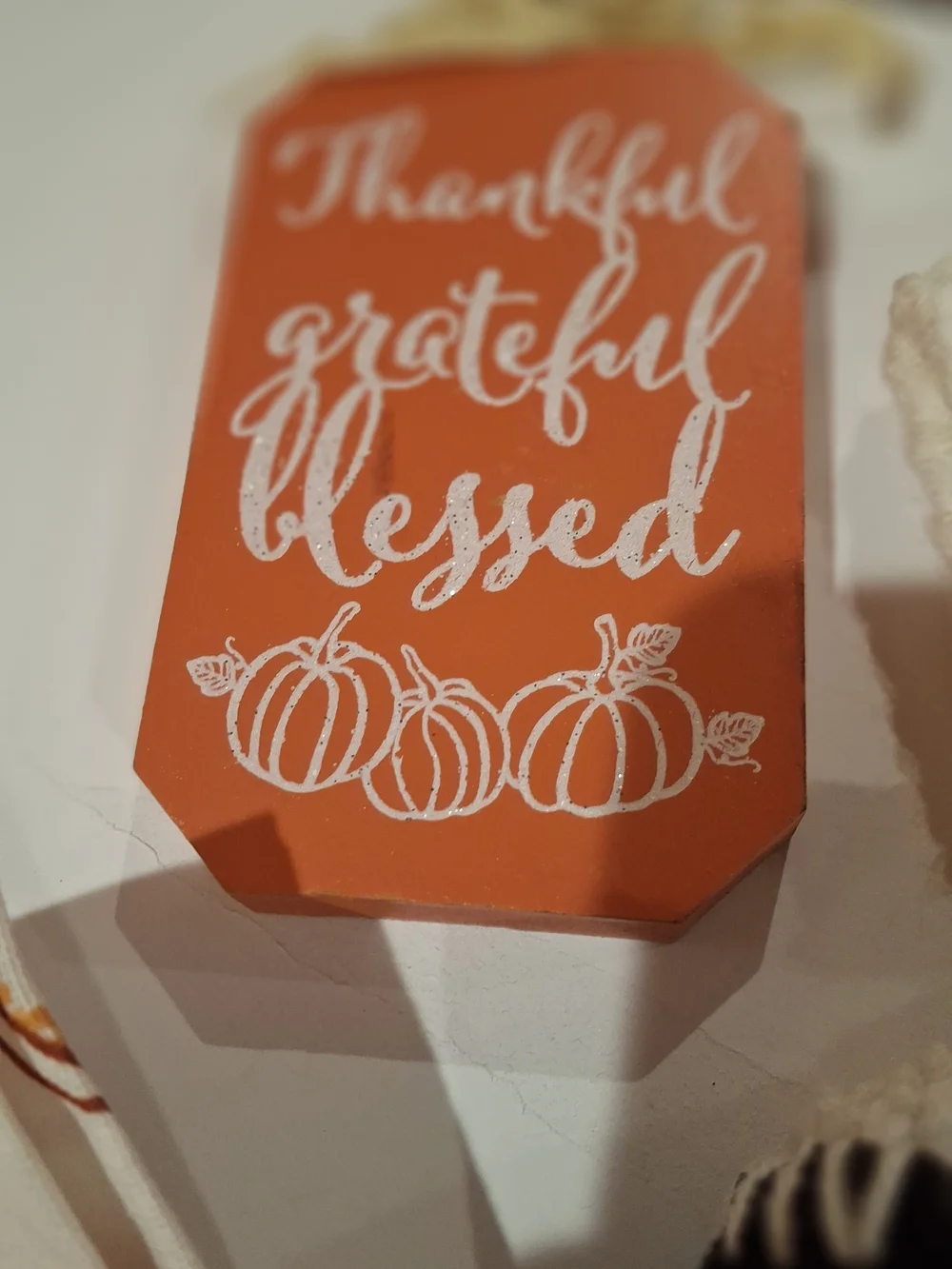 3 Fall Themed Kitchen Towels - Orange & Black